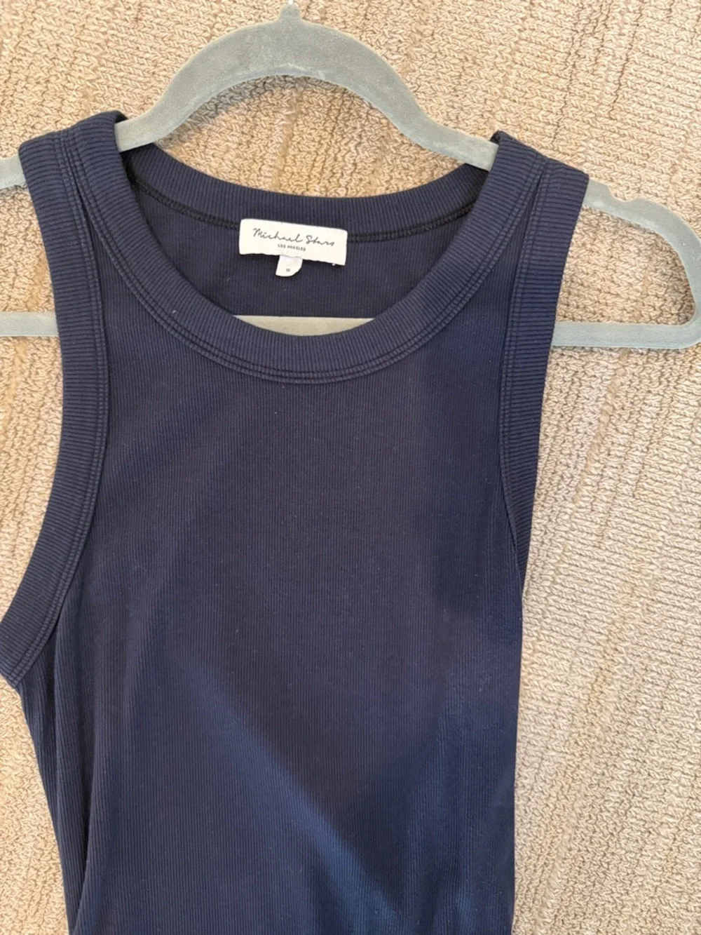 Michael Stars Wren Ribbed Midi Dress - Picture 6 of 9